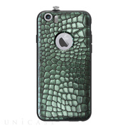 【iPhone6 Plus ケース】TWINKLE-i6+ NATURAL LEATHER CROCO SKIN (フォレスト)