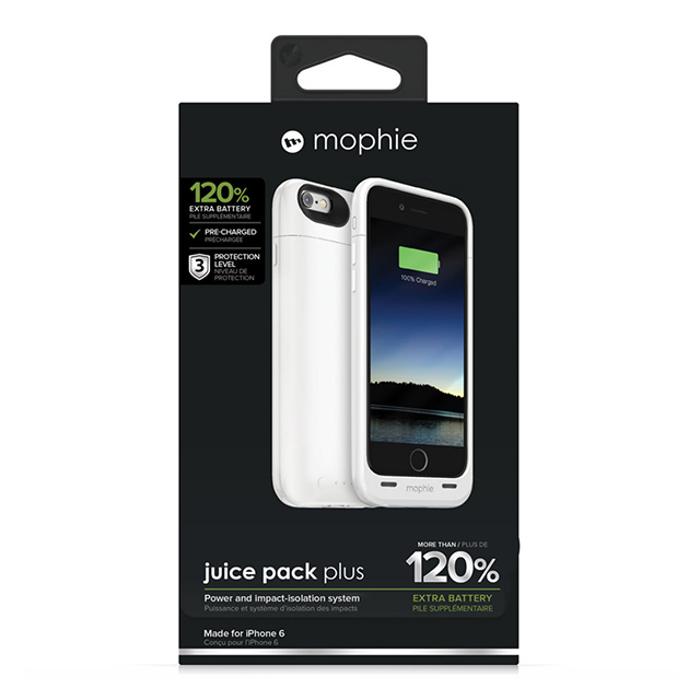 【iPhone6s/6 ケース】juice pack plus (ホワイト)goods_nameサブ画像