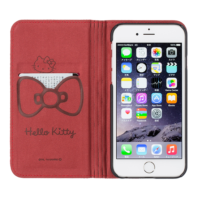 【iPhone6s/6 ケース】Hello Kitty キルティングケース レッドgoods_nameサブ画像