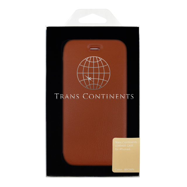 【iPhone6s/6 ケース】TRANS CONTINENTS LEATHER CASE for iPhone6s/6 (Brown)サブ画像