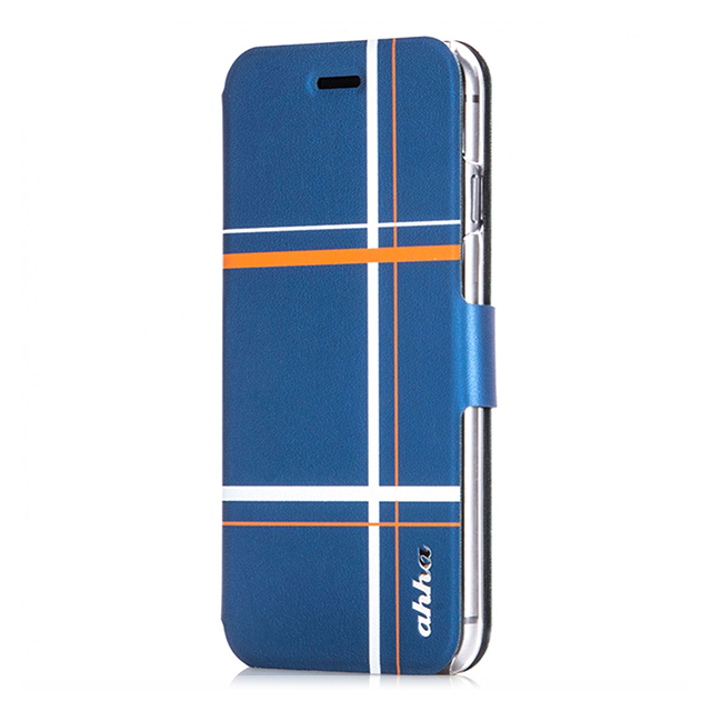 【iPhone6s Plus/6 Plus ケース】Dual Face Flip Case SYKES MIX Blue Checker/Space Greyサブ画像