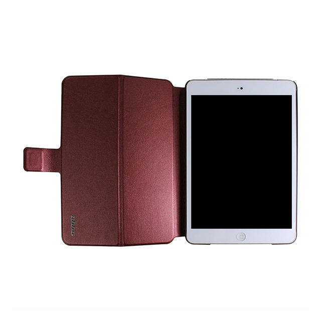 【iPad mini3/2/1 ケース】Dual Face Flip Case SYKES MIX Purple Checker/Metallic Redgoods_nameサブ画像