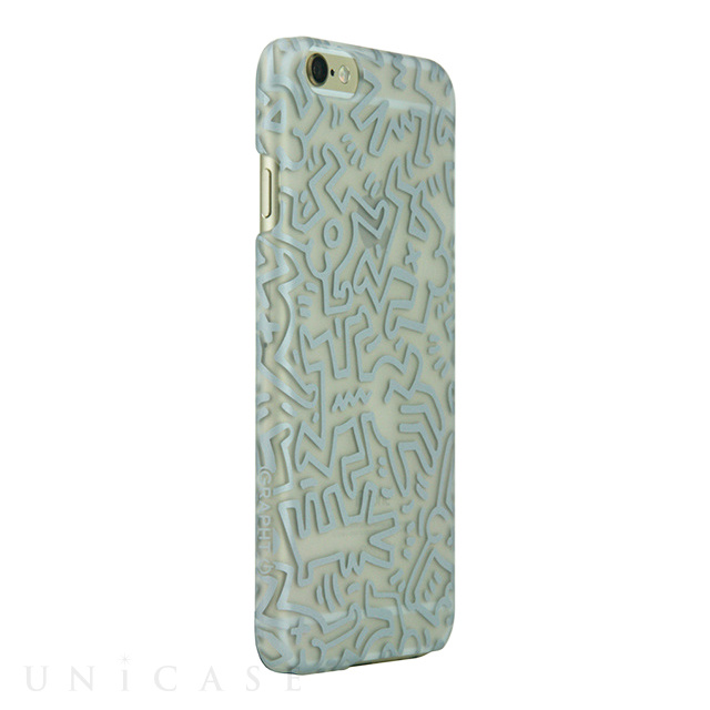 【iPhone6 ケース】Keith Haring Collection Ice Case Chaos/Clear x Sliver