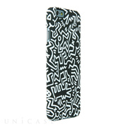 【iPhone6 ケース】Keith Haring Collection Hard Case Chaos/Black x White