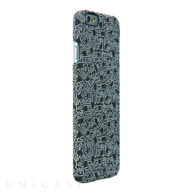 【iPhone6 ケース】Keith Haring Collection Hard Case People/Black x White