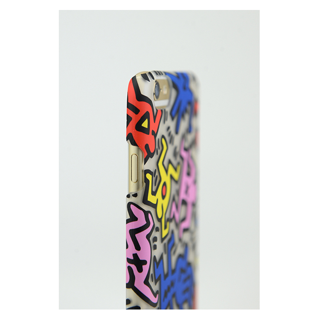 【iPhone6 Plus ケース】Keith Haring Collection Ice Case Heart/Clear x Redサブ画像