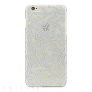 【iPhone6 Plus ケース】Keith Haring Collection Ice Case Chaos/Clear x Sliver