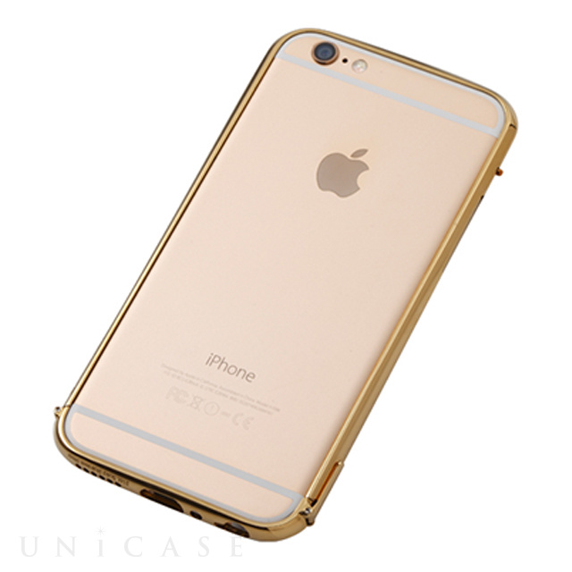 【iPhone6s/6 ケース】CLEAVE Stainless Bumper ”The One” (Gold)
