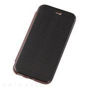 【iPhone6s/6 ケース】Carbon Fiber ＆ Leather Case Brown