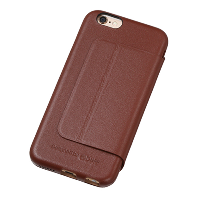 【iPhone6s/6 ケース】Carbon Fiber ＆ Leather Case Brownサブ画像