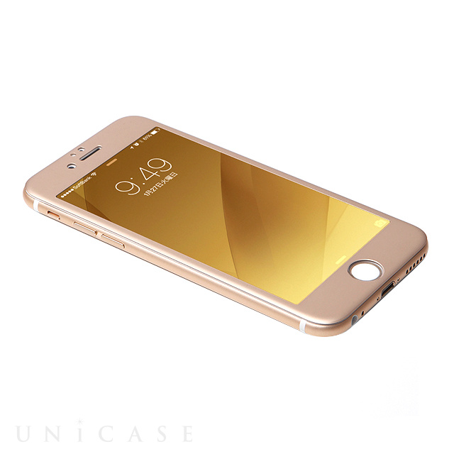 【iPhone6s/6 フィルム】W-FACE High Grade Glass ＆ Aluminum Screen Protector Gold