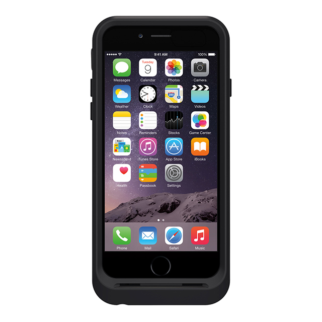 【iPhone6s/6 ケース】Resurgence 耐落下バッテリーケース (ブラック/ブラック)サブ画像