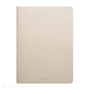 【iPad(9.7inch)(第5世代/第6世代)/Air2/iPad Air(第1世代) ケース】Leather Cover (アイボリー)