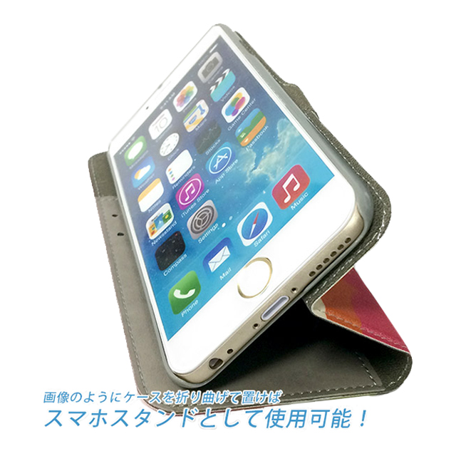 【iPhone6s/6 ケース】Collabone Folioケース 小花柄白goods_nameサブ画像