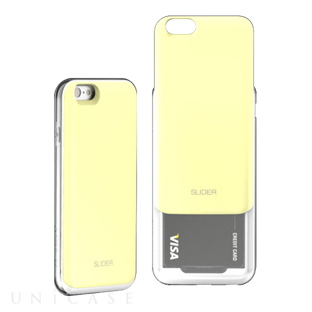 【iPhone6s/6 ケース】スロットル式保護ケース SLIDER (イエロー)
