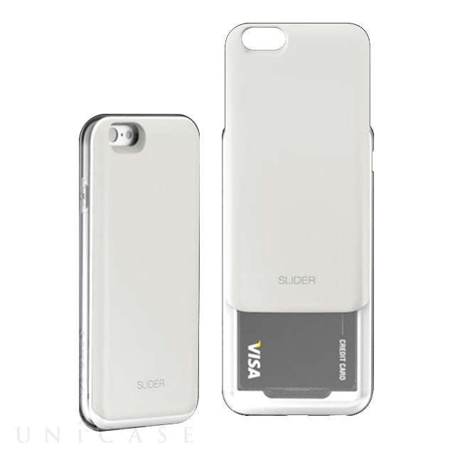 iPhone6s/6 ケース】スロットル式保護ケース SLIDER (ホワイト) DESIGN