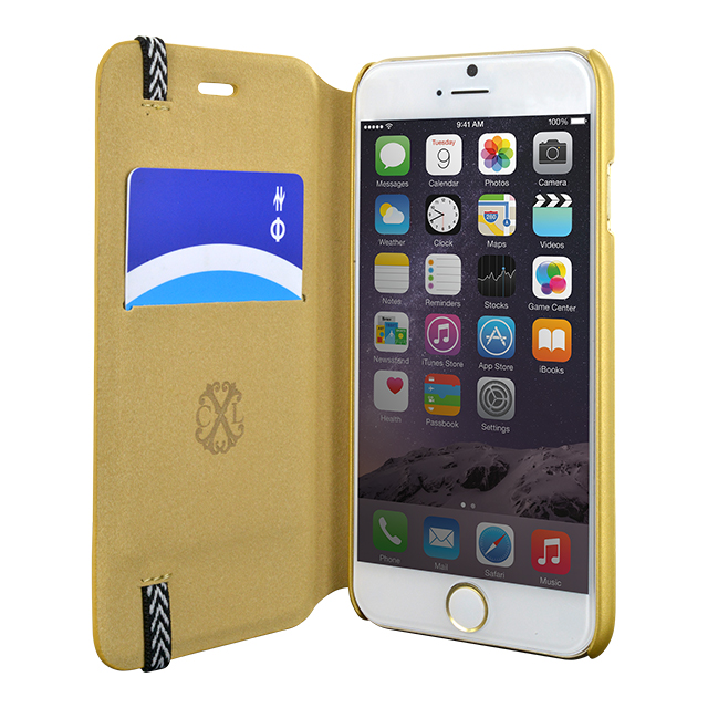 【iPhone6s/6 ケース】Paseo Collection Folio Case - Goldgoods_nameサブ画像