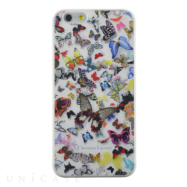 【iPhone6s/6 ケース】Butterfly Collection - White