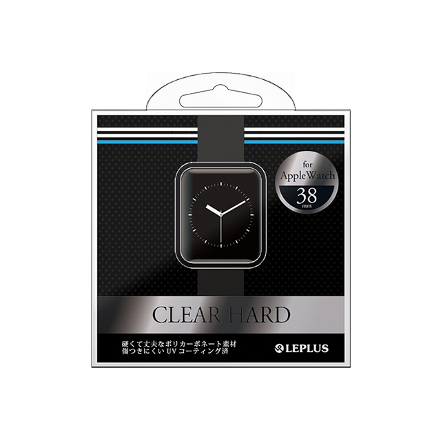 【Apple Watch ケース 38mm】ハードケース 「CLEAR HARD」 (クリアブラック) for Apple Watch Series1サブ画像