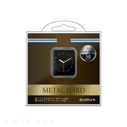 【Apple Watch ケース 38mm】ハードケース「METAL HARD」 (シルバー) for Apple Watch Series1