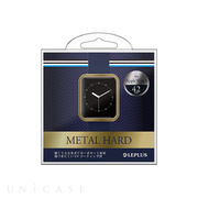 【Apple Watch Series1(42mm) ケース】ハードケース「METAL HARD」 (ゴールド)