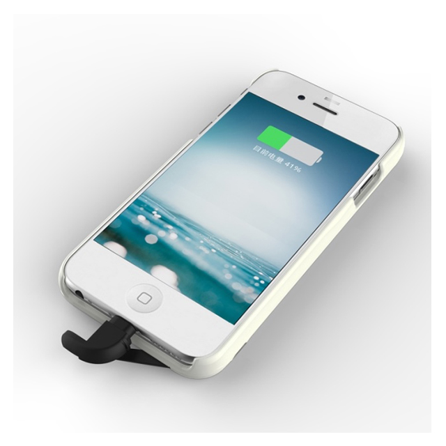 【iPhone6 ケース】バッテリーケース Power Spring 6 (ホワイト)サブ画像