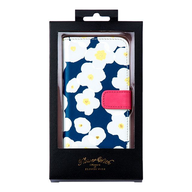 【iPhone6s/6 ケース】flower with iPhone Case blueサブ画像