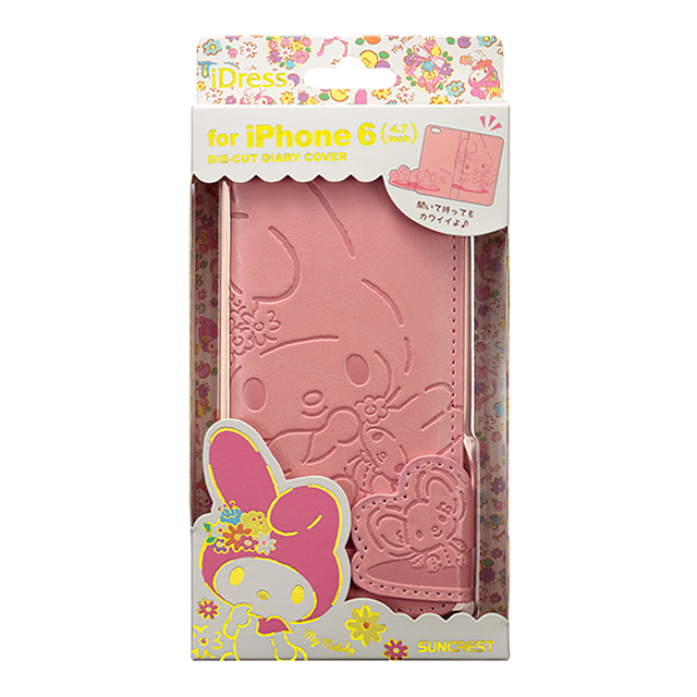 【iPhone6s/6 ケース】マイメロディ ダイカットダイヤリーカバー (ドール)サブ画像