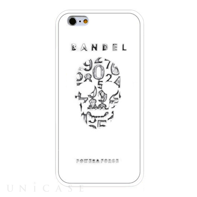 【iPhone6s/6 ケース】BANDEL Skull (White×Silver)
