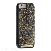 【iPhone6s/6 ケース】REBECCAMINKOFF Gold Brilliance Black Gloss/Gold Crystals