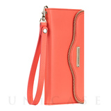 【iPhone6s Plus/6 Plus ケース】REBECCAMINKOFF Leather Folio Wristlet (Coral)