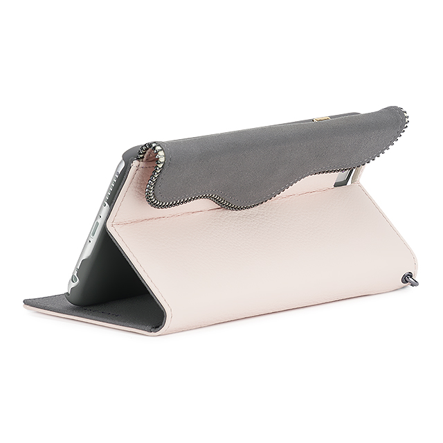 【iPhone6s Plus/6 Plus ケース】REBECCAMINKOFF Leather Folio Wristlet (Sand)サブ画像