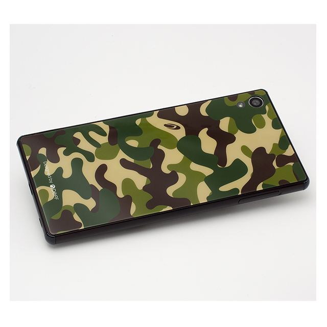 【XPERIA Z4 フィルム】High Grade Glass Screen Protector Camouflage(Woodland) 背面プレートサブ画像
