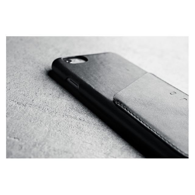 【iPhone6s/6 ケース】Leather Wallet Case （ブラック)サブ画像