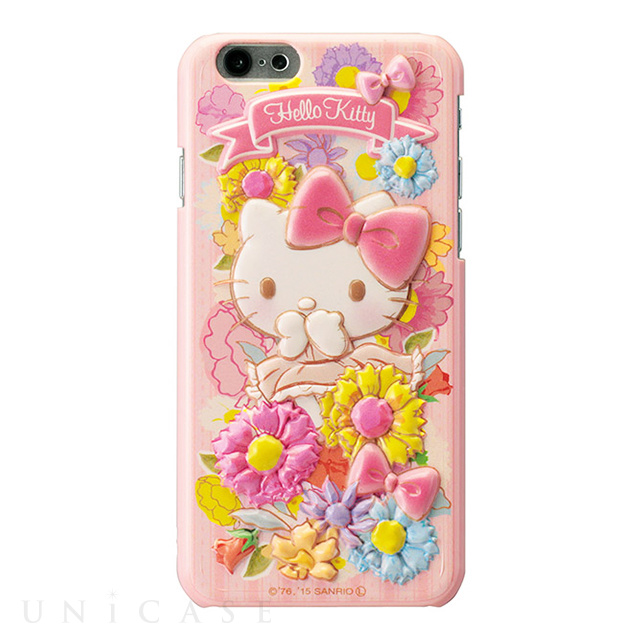 【iPhone6s/6 ケース】キティレリーフケース ピンク