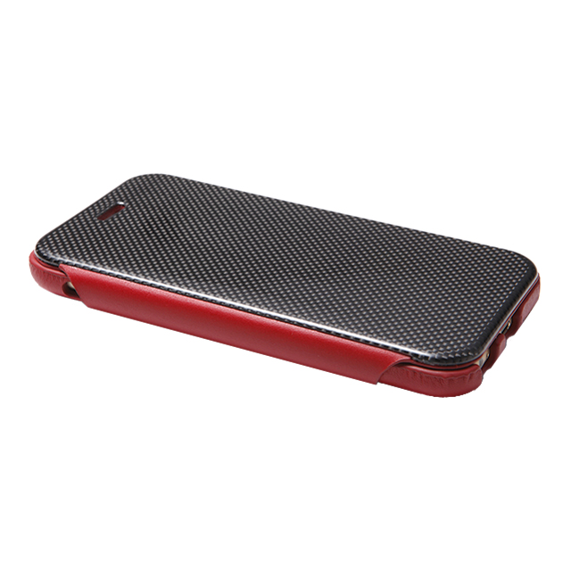 【iPhone6s Plus/6 Plus ケース】Carbon Fiber ＆ Leather Case Redgoods_nameサブ画像