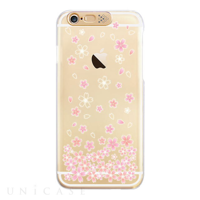 【iPhone6s Plus/6 Plus ケース】Clear Art イルミネーションケース (ゴールド/チェリーブロッサム)