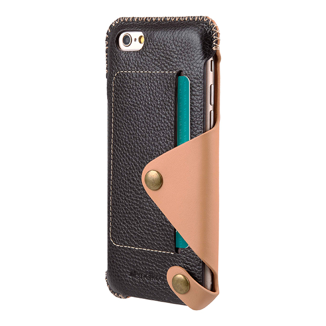 【iPhone6s/6 ケース】Premium Leather Case Latina Series (DarkBrown Lychee)サブ画像
