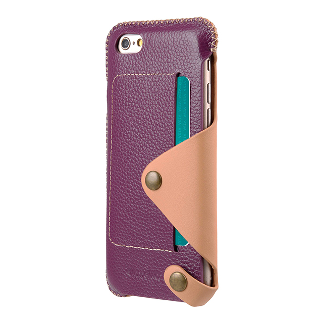 【iPhone6s/6 ケース】Premium Leather Case Latina Series (Purple Lychee)goods_nameサブ画像