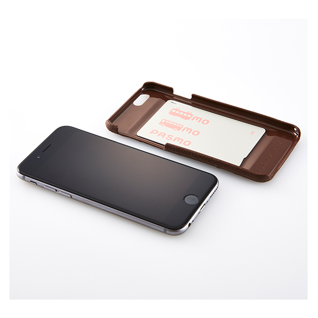 【iPhone6s/6 ケース】3Dテクスチャー カードポケットケース 次元Series (縫/Stitch/朱)goods_nameサブ画像