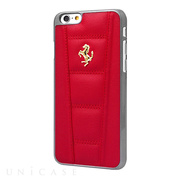 【iPhone6 ケース】458 - Red Leather Hard Case