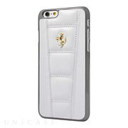 【iPhone6 ケース】458 - White Leather Hard Case