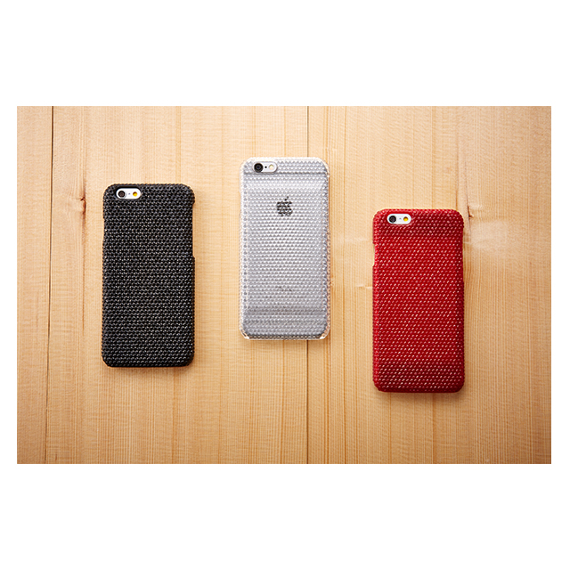 【iPhone6s/6 ケース】3Dテクスチャー カードポケットケース 次元Series (輝/Crystal/柘榴)goods_nameサブ画像