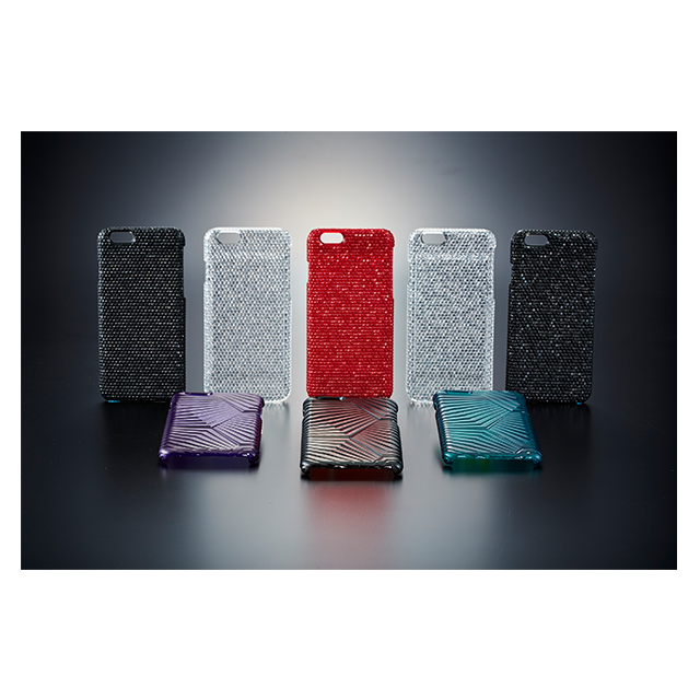【iPhone6s/6 ケース】3Dテクスチャー カードポケットケース 次元Series (輝/Crystal/柘榴)goods_nameサブ画像