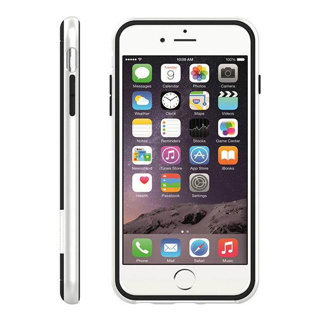 【iPhone6 Plus ケース】LINE カード収納機能付きケース (ピュアホワイト)サブ画像