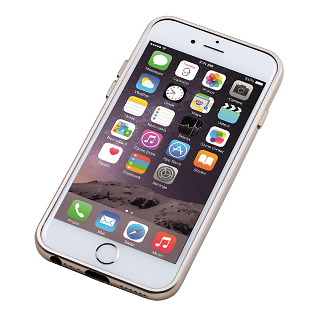 【iPhone6s/6 ケース】Hybrid Case UNIO (Ebony Gold)サブ画像