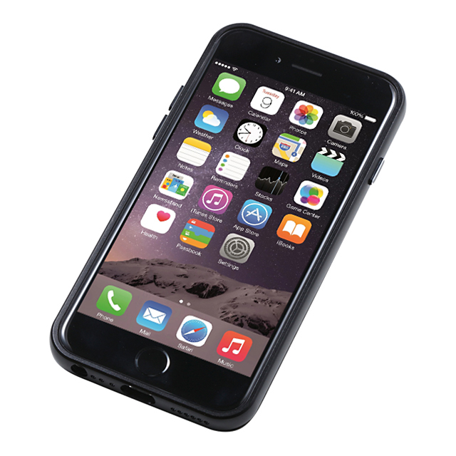 【iPhone6s/6 ケース】Hybrid Case UNIO (Ebony Black)サブ画像