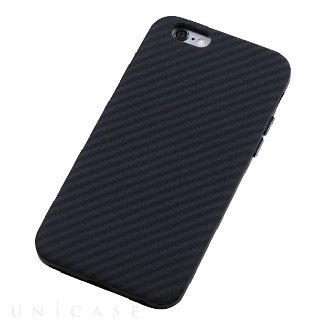 【iPhone6s Plus/6 Plus ケース】Hybrid Case UNIO (Kevlar Black)