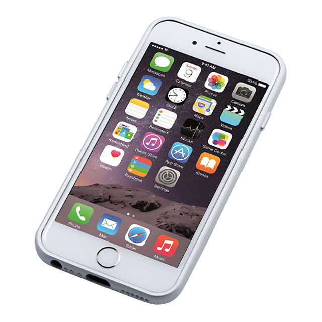 【iPhone6s Plus/6 Plus ケース】Hybrid Case UNIO (Ebony Silver)サブ画像