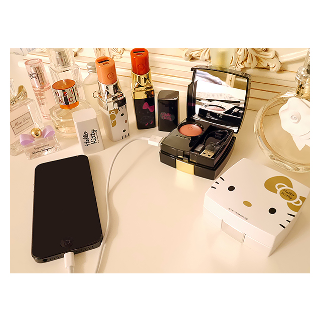 リップスティック型モバイル充電器 キティ ホワイト Retouch Iphoneケースは Unicase